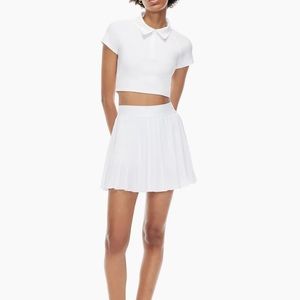 TNA White Tennis Skirt